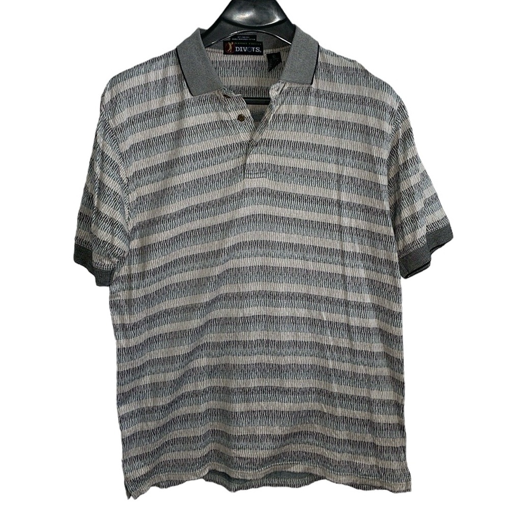 Divots Players Edition men’s‎ Size Large short sleeve polo golf shirt.